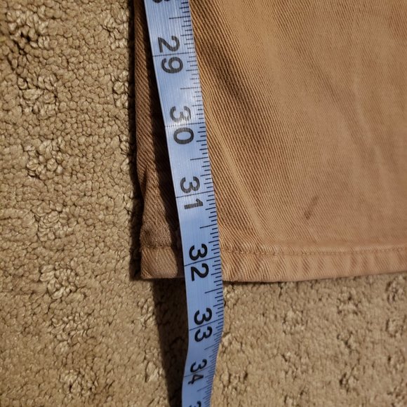 Vintage Calvin Klein Jeans Men's 38 Tan Made in USA Easy Fit Stonewash Denim 90s - Picture 12 of 14